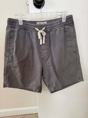Madewell Men’s grey drawstring shorts
